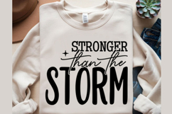 Stronger Than The Storm Svg Design Product Image 3