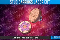 Stud Earrings Laser Cut SVG Bundle| Accessories | CNC File Product Image 2