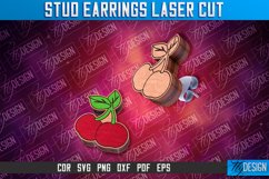 Stud Earrings Laser Cut SVG Bundle| Accessories | CNC File Product Image 8