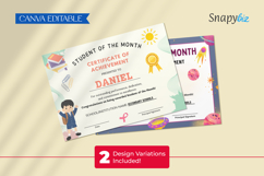 Student of the Month Certificate Printable Canva Template Product Image 7