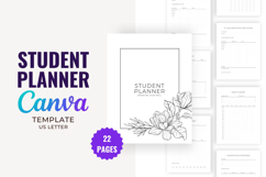 Student Planner Canva Template