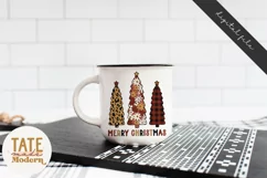 Merry Christmas Trees PNG for sublimation - retro Christmas Product Image 2