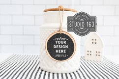 Wood Slice Mockup, Ornament Mockup, Stock Photo, JPEG Product Image 1