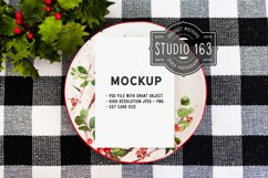5x7 Blank Card Mockup, Christmas Stationery Mockup, PSD JPG Product Image 1