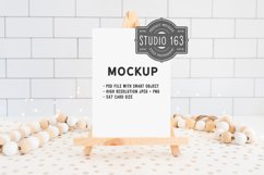 5x7 Blank Card Mockup, Easel Mockup, PSD JPG Product Image 1