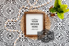 8x10 Farmhouse Sign Mockup, Wood Sign Mockup, JPEG Product Image 1