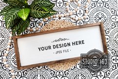 8x24 Farmhouse Sign Mockup, Wood Sign Mockup, JPEG Product Image 1
