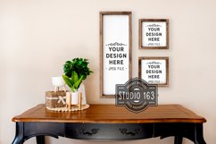 Trio Farmhouse Sign Mockup, Wood Sign Mockup, JPEG Product Image 1