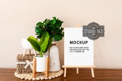 8x11.5 Sign Mockup, Easel Mockup, Blank Page Mockup Product Image 1