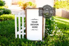 12x24 Farmhouse Sign Mockup | Wood Sign Mockup Product Image 1