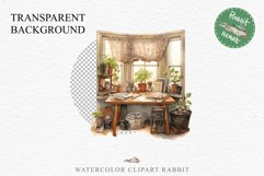 Study Corner Clipart Artist Workspace PNG Scrapbooking Art boho cozy interior table desk Transparent art workshop designs sublimation kids printable digital watercolor Study Corner Clipart, Artist Workspace PNG,  jpeg boho cozy interior table, work desk