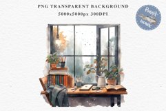 Study Corner Clipart Artist Workspace PNG Scrapbooking Art boho cozy interior table desk Transparent art workshop designs sublimation kids printable digital watercolor Study Corner Clipart, Artist Workspace PNG,  jpeg boho cozy interior table, work desk
