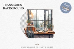 Study Corner Clipart Artist Workspace PNG Scrapbooking Art boho cozy interior table desk Transparent art workshop designs sublimation kids printable digital watercolor Study Corner Clipart, Artist Workspace PNG,  jpeg boho cozy interior table, work desk