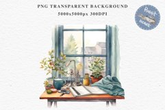 Study Corner Clipart Artist Workspace PNG Scrapbooking Art boho cozy interior table desk Transparent art workshop designs sublimation kids printable digital watercolor Study Corner Clipart, Artist Workspace PNG,  jpeg boho cozy interior table, work desk