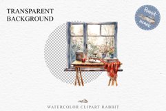 Study Corner Clipart Artist Workspace PNG Scrapbooking Art boho cozy interior table desk Transparent art workshop designs sublimation kids printable digital watercolor Study Corner Clipart, Artist Workspace PNG,  jpeg boho cozy interior table, work desk