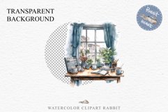 Study Corner Clipart Artist Workspace PNG Scrapbooking Art boho cozy interior table desk Transparent art workshop designs sublimation kids printable digital watercolor Study Corner Clipart, Artist Workspace PNG,  jpeg boho cozy interior table, work desk