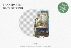 Study Corner Clipart Artist Workspace PNG Scrapbooking Art boho cozy interior table desk Transparent art workshop designs sublimation kids printable digital watercolor Study Corner Clipart, Artist Workspace PNG,  jpeg boho cozy interior table, work desk