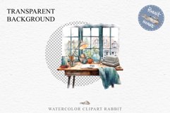 Study Corner Clipart Artist Workspace PNG Scrapbooking Art boho cozy interior table desk Transparent art workshop designs sublimation kids printable digital watercolor Study Corner Clipart, Artist Workspace PNG,  jpeg boho cozy interior table, work desk