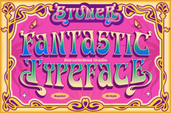 Stunner - Psychedelic font Product Image 12