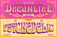 Stunner - Psychedelic font Product Image 5
