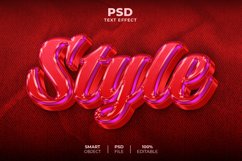Style 3D editable text effect Product Image 1