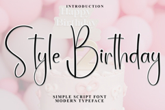 Style Birthday Product Image 1