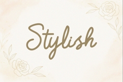 Stylish - Monoline Script Font Product Image 1