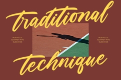 Stylish Rackets Beautiful Handwritten Font Product Image 5