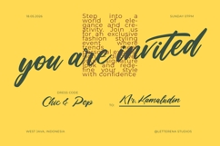 Stylish Rackets Beautiful Handwritten Font Product Image 6