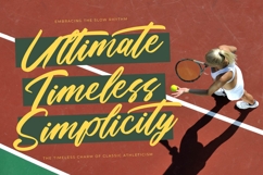 Stylish Rackets Beautiful Handwritten Font Product Image 9