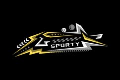 Stylish sports decal sticker racing template design Product Image 2