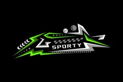Stylish sports decal sticker racing template vector Product Image 2