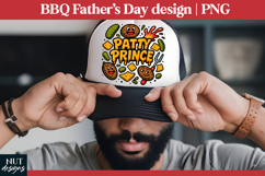 Patty Prince Burger BBQ Fathers day tshirt, grill master Product Image 2