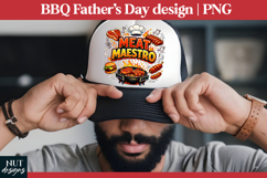Meat Maestro BBQ Fathers day tshirt, grill master Product Image 2