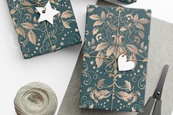 Elegant Seamless Pattern Floral Pattern Gold Damask Product Image 3