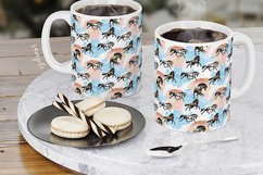 Horses Watercolor Seamless Pattern Watercolor Horses Product Image 3