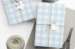 Pastel Blue Checker Seamless Pattern Product Image 3