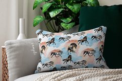 Horses Watercolor Seamless Pattern Watercolor Horses Product Image 5