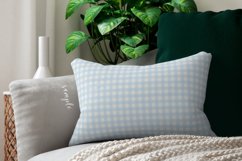 Pastel Blue Checker Seamless Pattern Product Image 4
