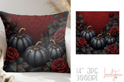 Halloween pumpkins pillow sublimation design Product Image 1