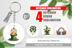 Subconscious Shamrock Keychain Product Image 1