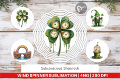 Subconscious Shamrock Wind Spinner Product Image 1