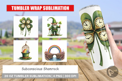 Subconscious Shamrock Tumbler Product Image 1