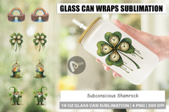 Subconscious Shamrock Glass Can Product Image 1
