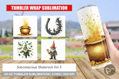 Subconscious Shamrock Tumbler Product Image 1