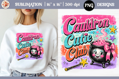 Cute girly Halloween sublimation PNG|Coquette Pink Halloween Product Image 1