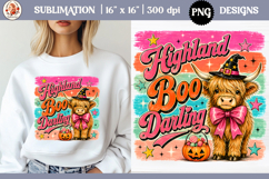 Cute girly Halloween sublimation PNG|Coquette Pink Halloween Product Image 1