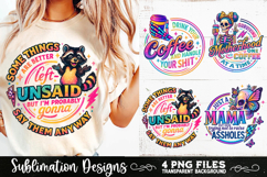 Funny Skeletons Sarcastic Adult humor Retro PNG Sublimation Product Image 2