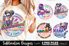 Funny Skeletons Sarcastic Adult humor Retro PNG Sublimation Product Image 6