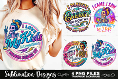 Funny Skeletons Sarcastic Adult humor Retro PNG Sublimation Product Image 5